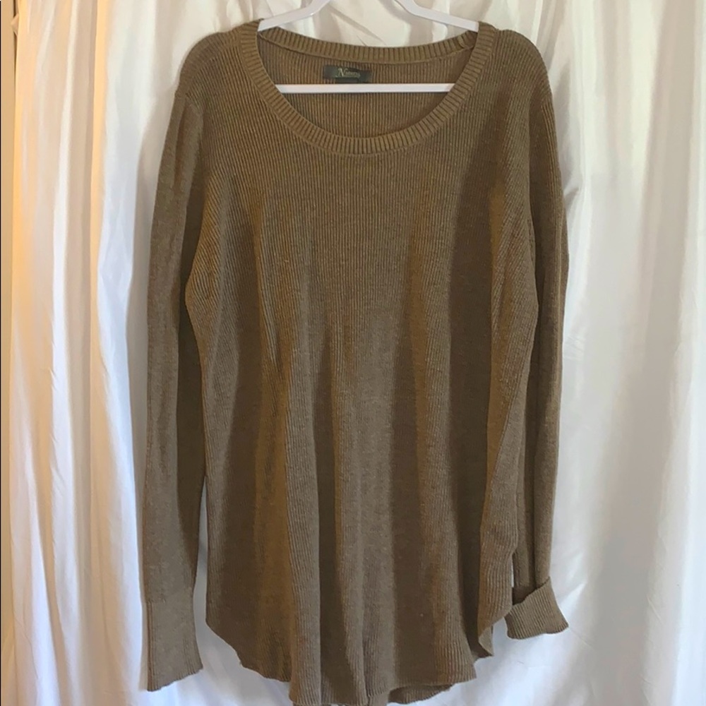 Tan sweater tunic